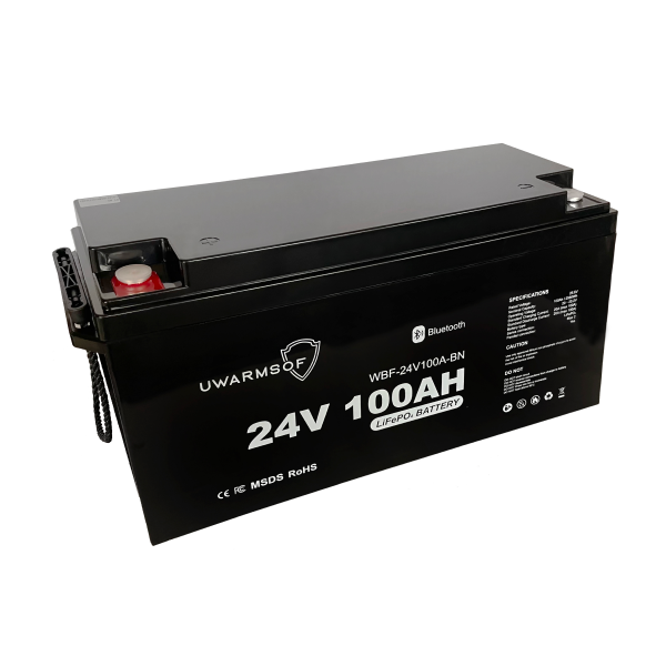 Акумуляторна батарея UWarmSof LiFePo4 24V 100Ah з Bluetooth - 3