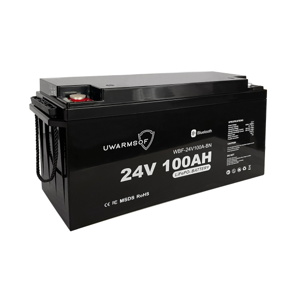 Акумуляторна батарея UWarmSof LiFePo4 24V 100Ah з Bluetooth - 4