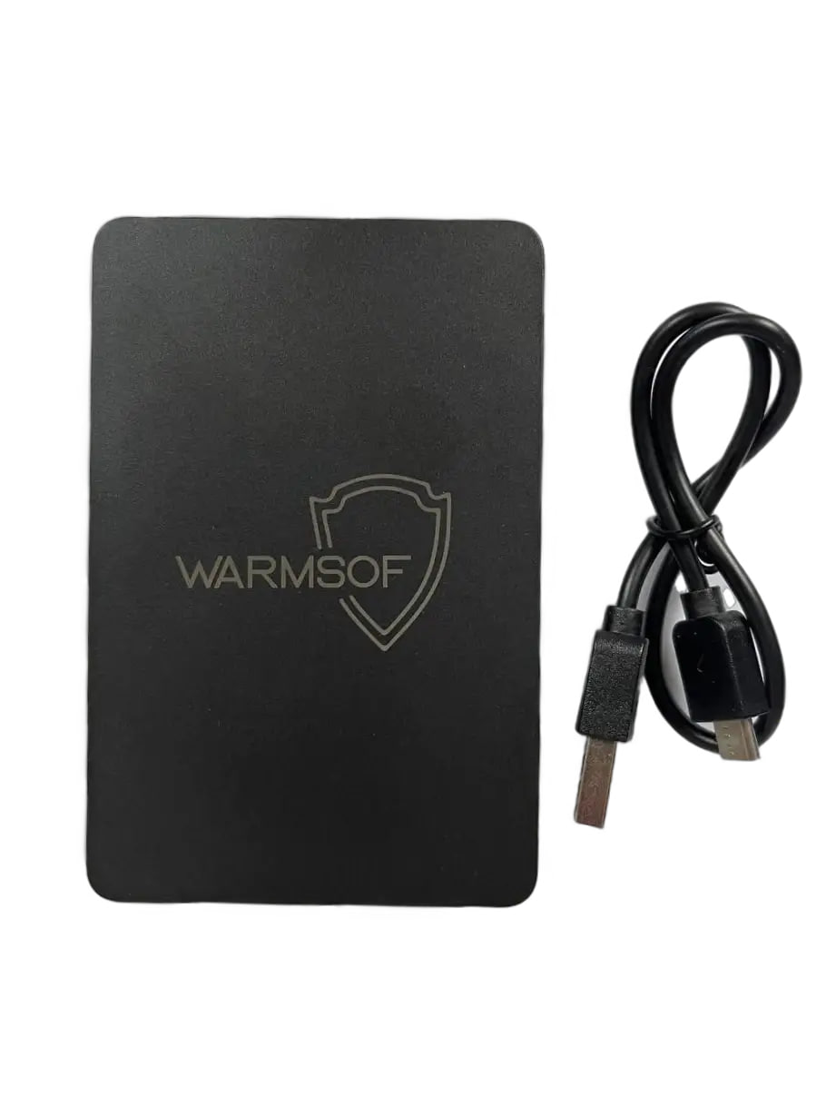 Повербанк для смартфона та планшета UWarmSof 5000mAh УМБ зовнішній акумулятор Чорний - 3