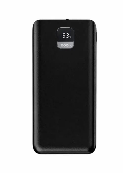Повербанк для телефона UWarmSof 32000mAh УМБ із швидкою зарядкою портативне зарядне Чорний