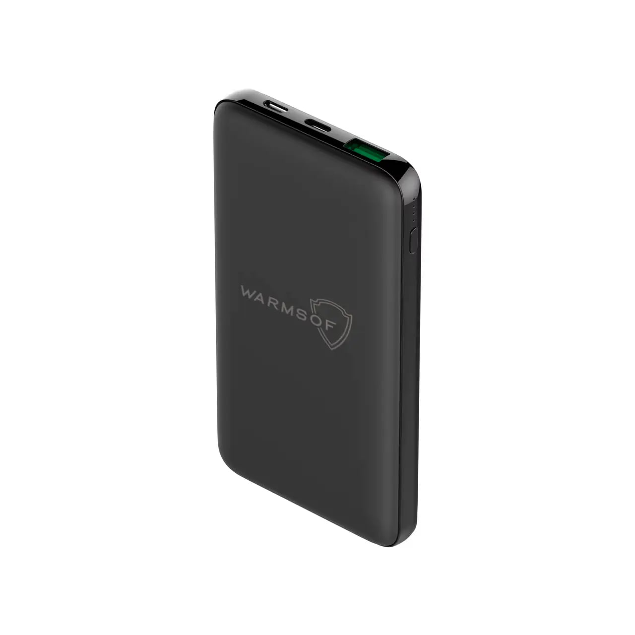 Універсальна мобільна батарея UWarmSof 10000mAh 2xUSB повербанк для телефону Чорний - 3