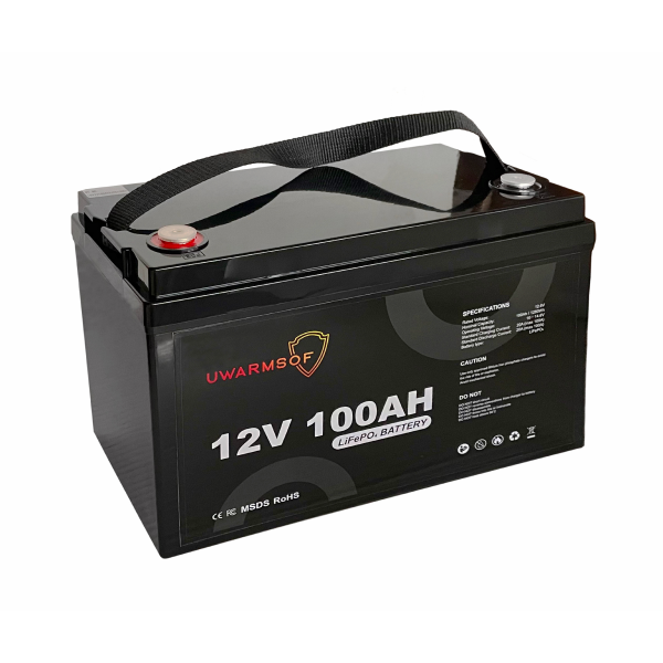 Акумуляторна батарея UWarmSof LiFePo4 12V 100Ah з Bluetooth - 3