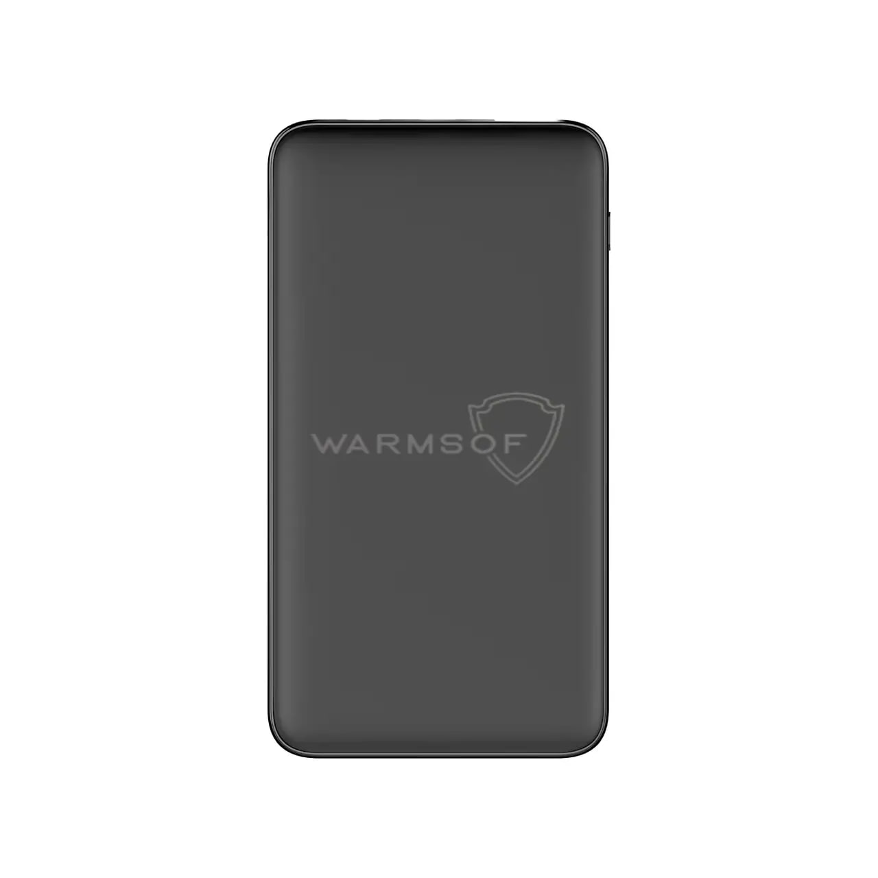 Універсальна мобільна батарея UWarmSof 10000mAh 2xUSB повербанк для телефону Чорний