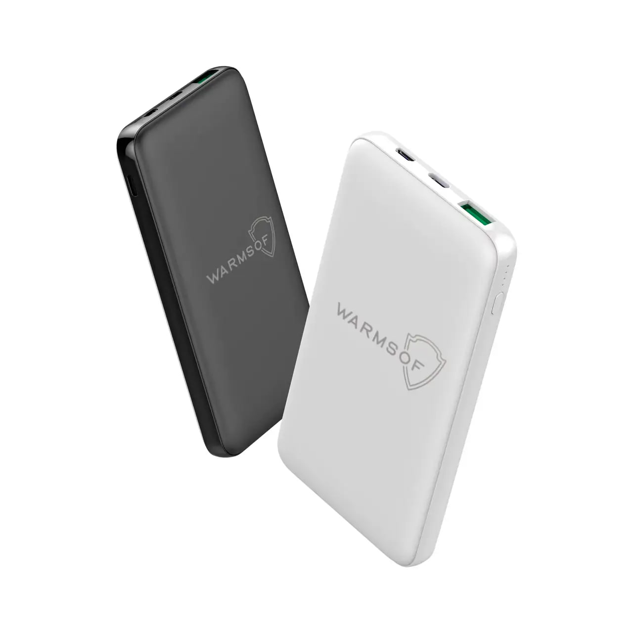 Універсальна мобільна батарея UWarmSof 10000mAh 2xUSB повербанк для телефону Чорний - 5