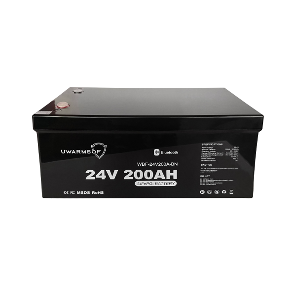 Акумуляторна батарея UWarmSof LiFePo4 24V 200Ah з Bluetooth - 2