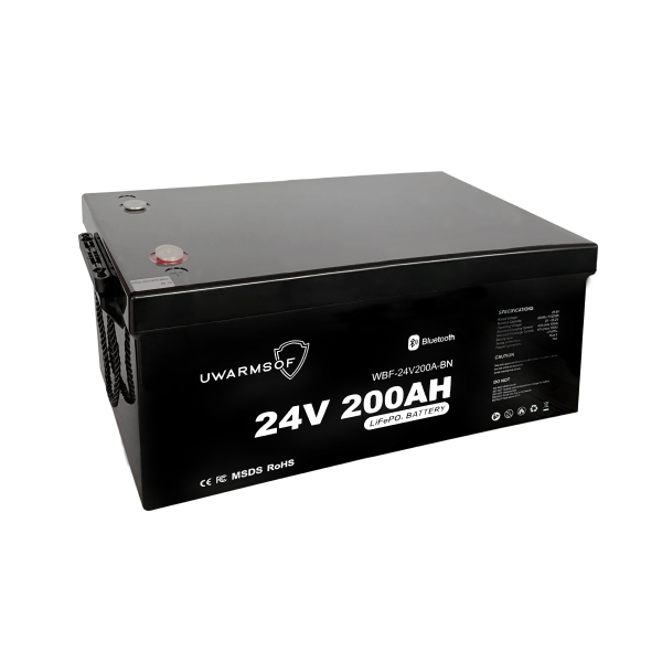 Акумуляторна батарея UWarmSof LiFePo4 24V 200Ah з Bluetooth - 4