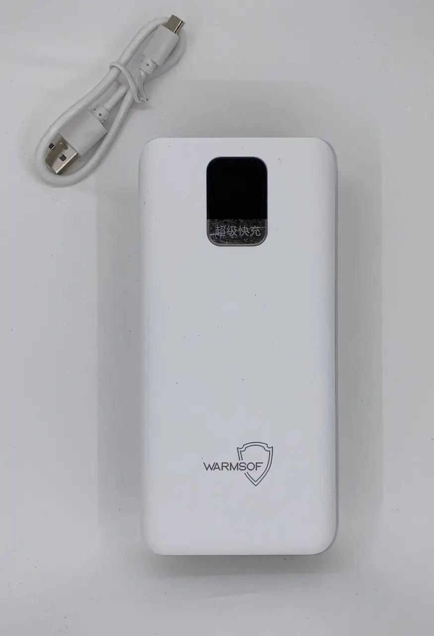 Повербанк для телефона UWarmSof 32000mAh УМБ із швидкою зарядкою портативне зарядне Білий - 3