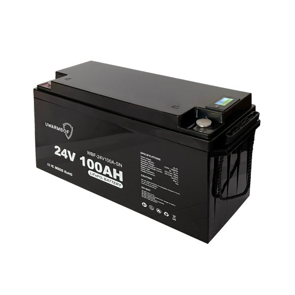 Акумуляторна батарея UWarmSof LiFePo4 24V 100Ah з екраном - 3
