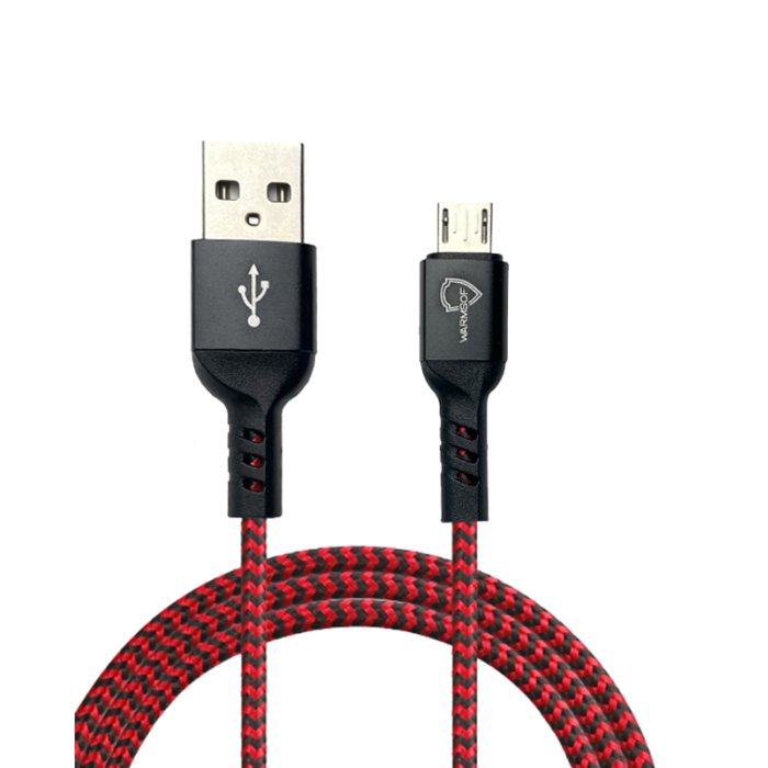 Кабель зарядний USB to Micro 2 м UWarmSof шнур для заряджання телефону провід для швидкого заряджання ноутбука ноутбука смартгодин 2.4 A