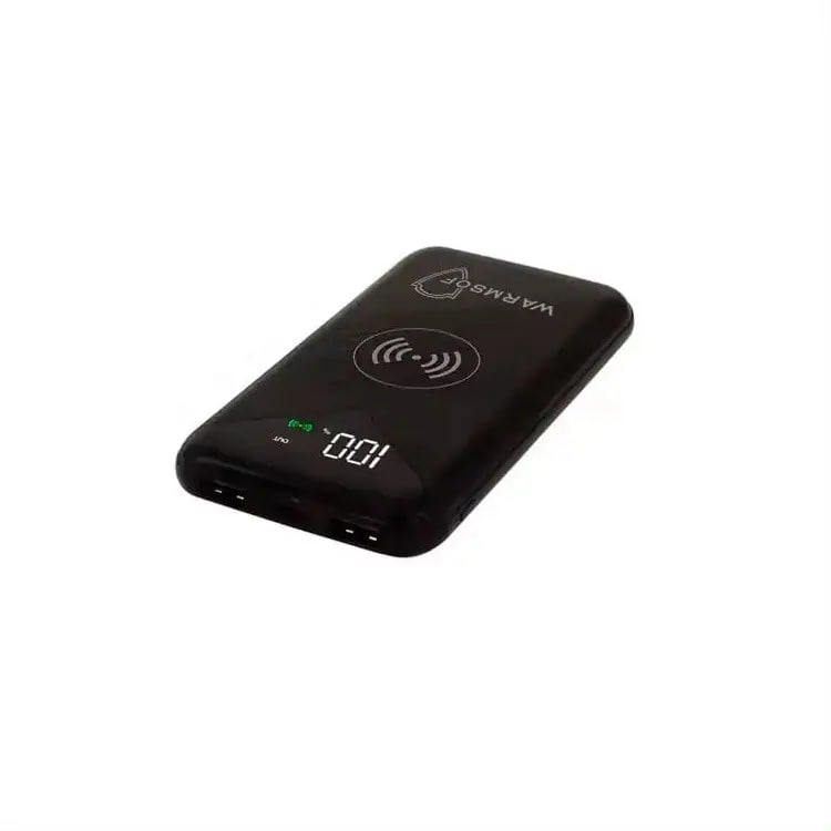 Повербанк з бездротовою зарядкою UWarmSof 10000mAh УМБ з швидкою зарядкою для смартфона LED-дисплеєм Чорний - 4