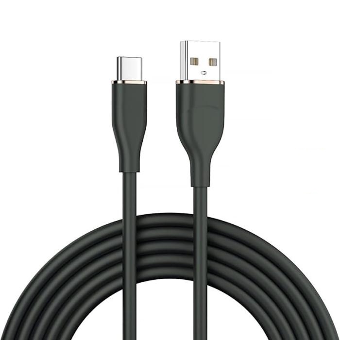 Кабель USB А type C UWarmSof 1 м шнур для iphone apple швидкого заряджання смартфона ios ipad передачі даних Чорний
