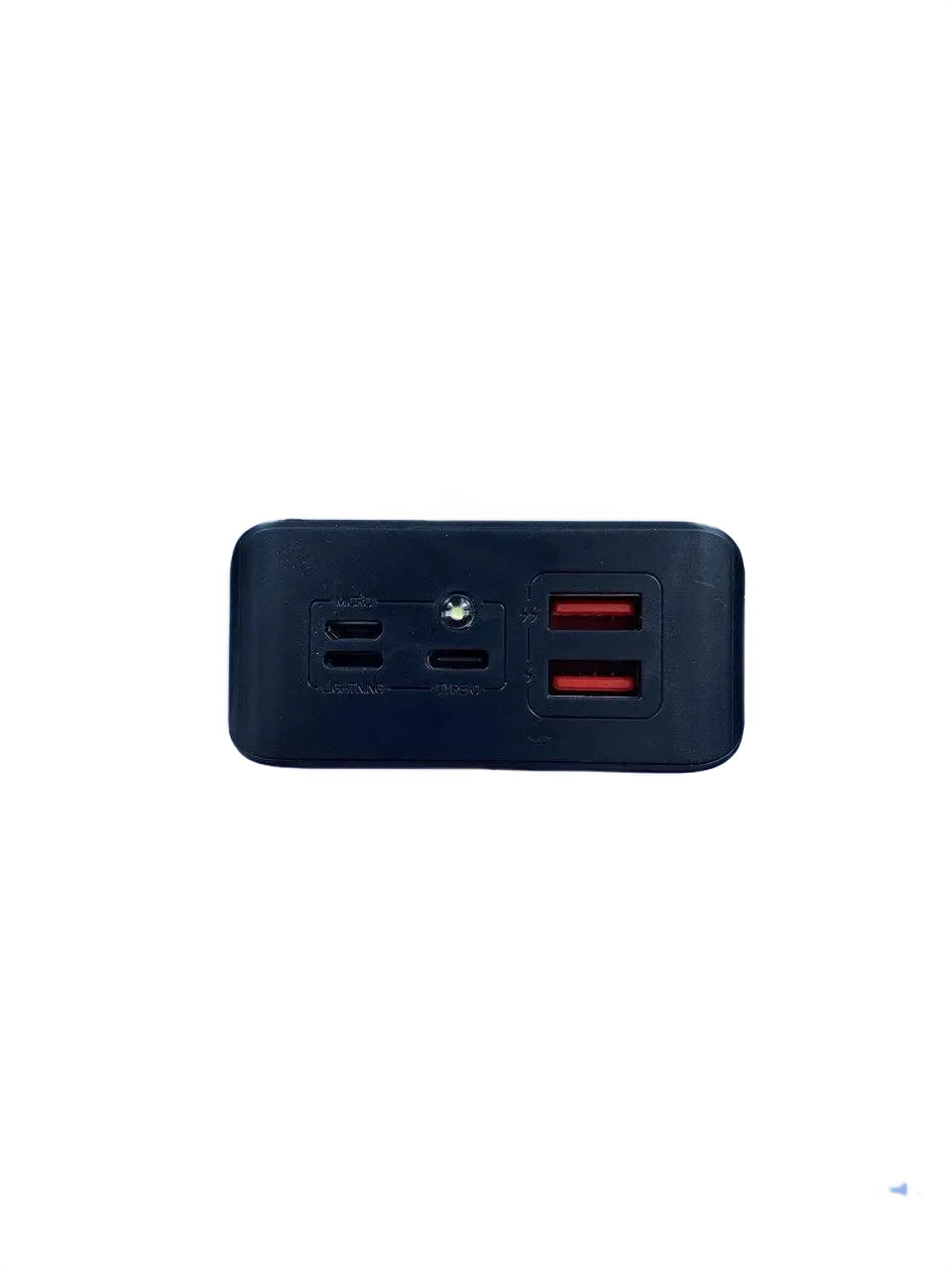 Повербанк для телефона UWarmSof 32000mAh УМБ із швидкою зарядкою портативне зарядне Чорний - 2