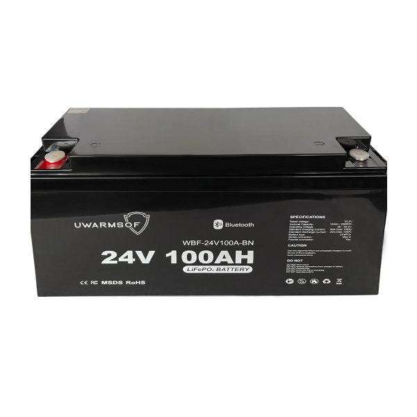 Акумуляторна батарея UWarmSof LiFePo4 24V 100Ah з Bluetooth