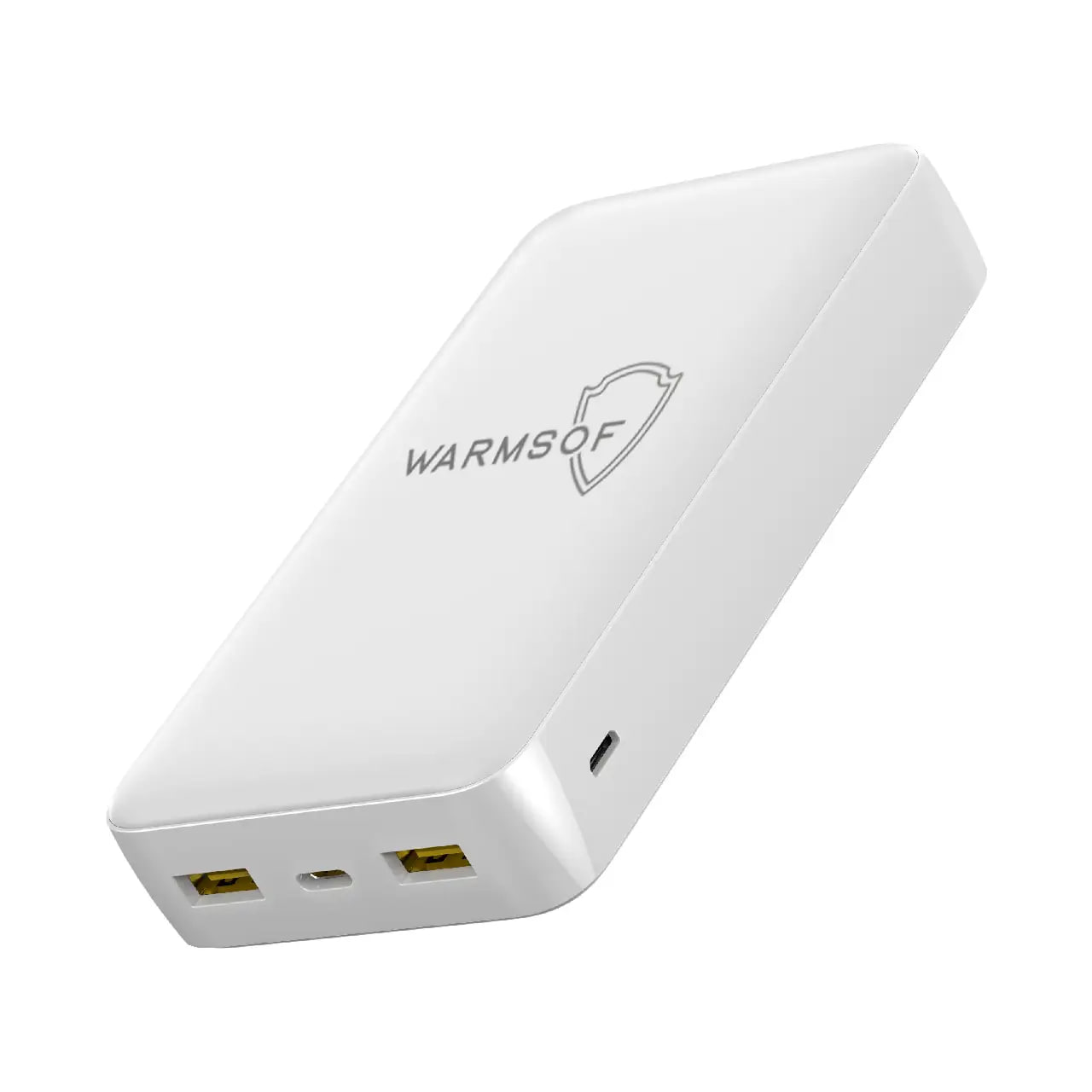 Універсальна мобільна батарея UWarmSof 20000mAh повербанк із швидкою зарядкою для телефону Білий